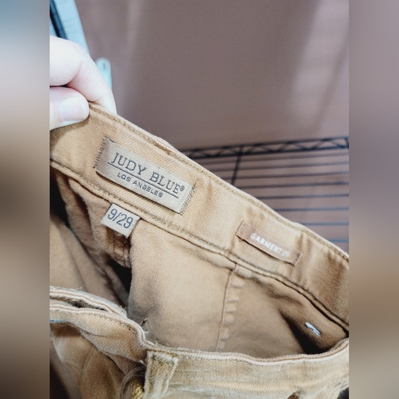 Judy Blue GARMENT DYED Brown Chinos, Size 9/29 - Picture 2 of 4